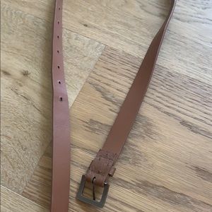 leather brown belt